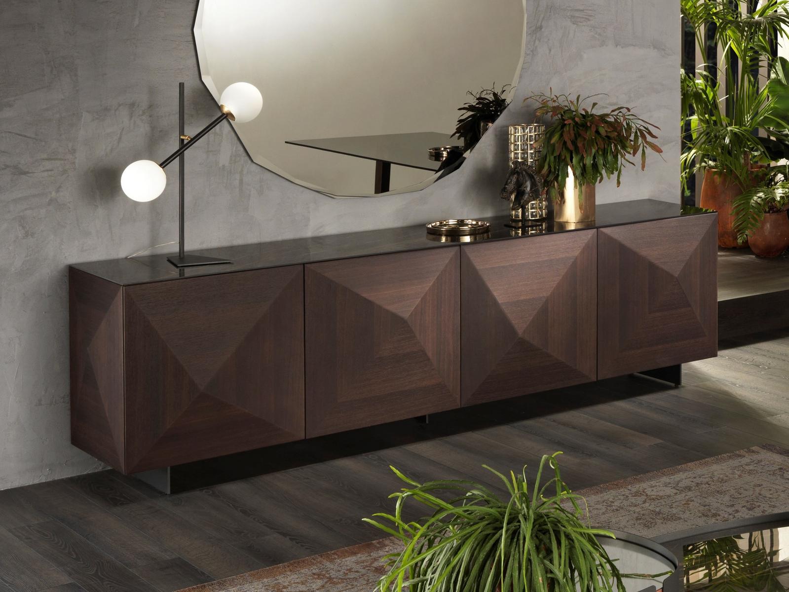 C-WOOD Wooden sideboard with doors