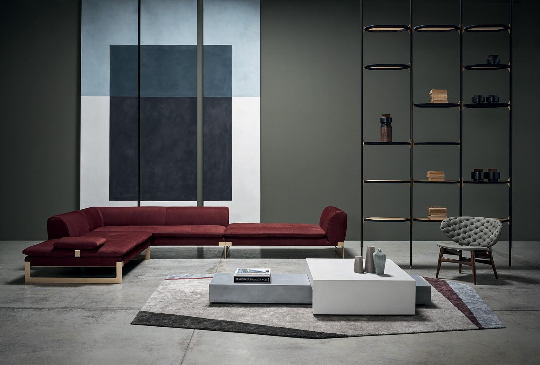 VIKTOR Corner sectional leather sofa