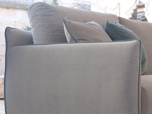 ARAKI Fabric sofa with chaise longue