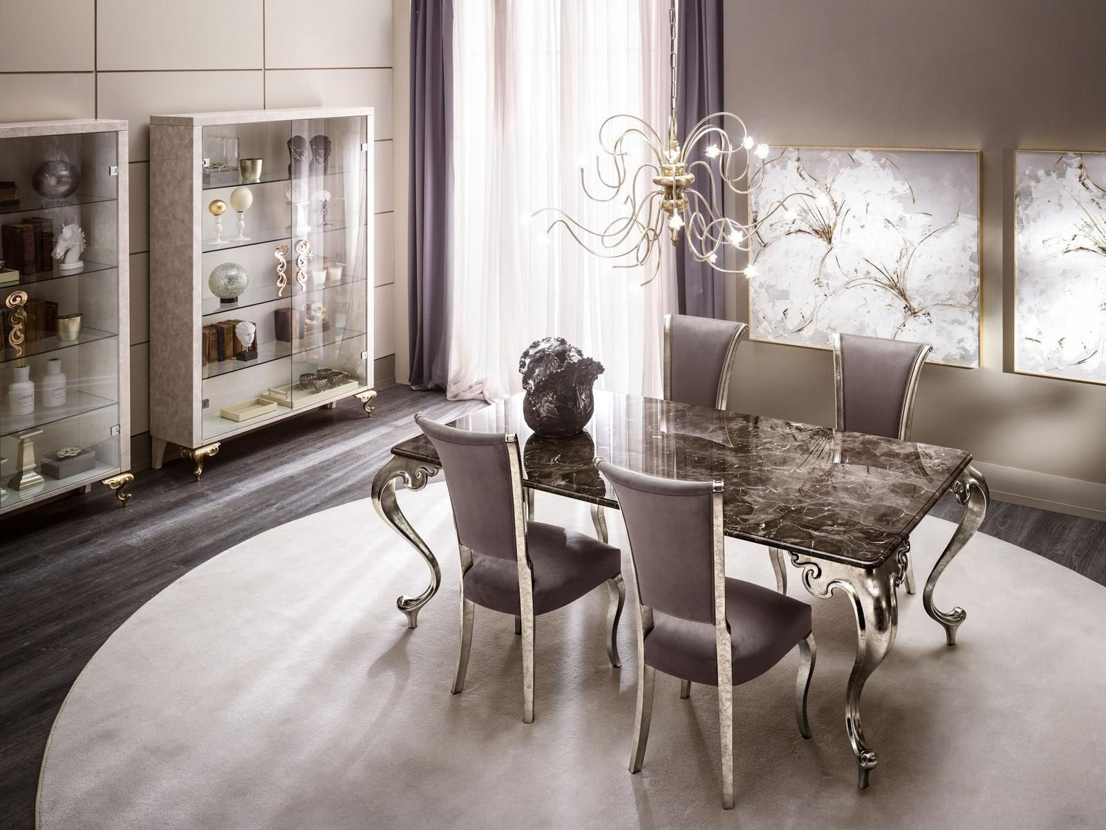 RAFFAELLO High-back velvet chair