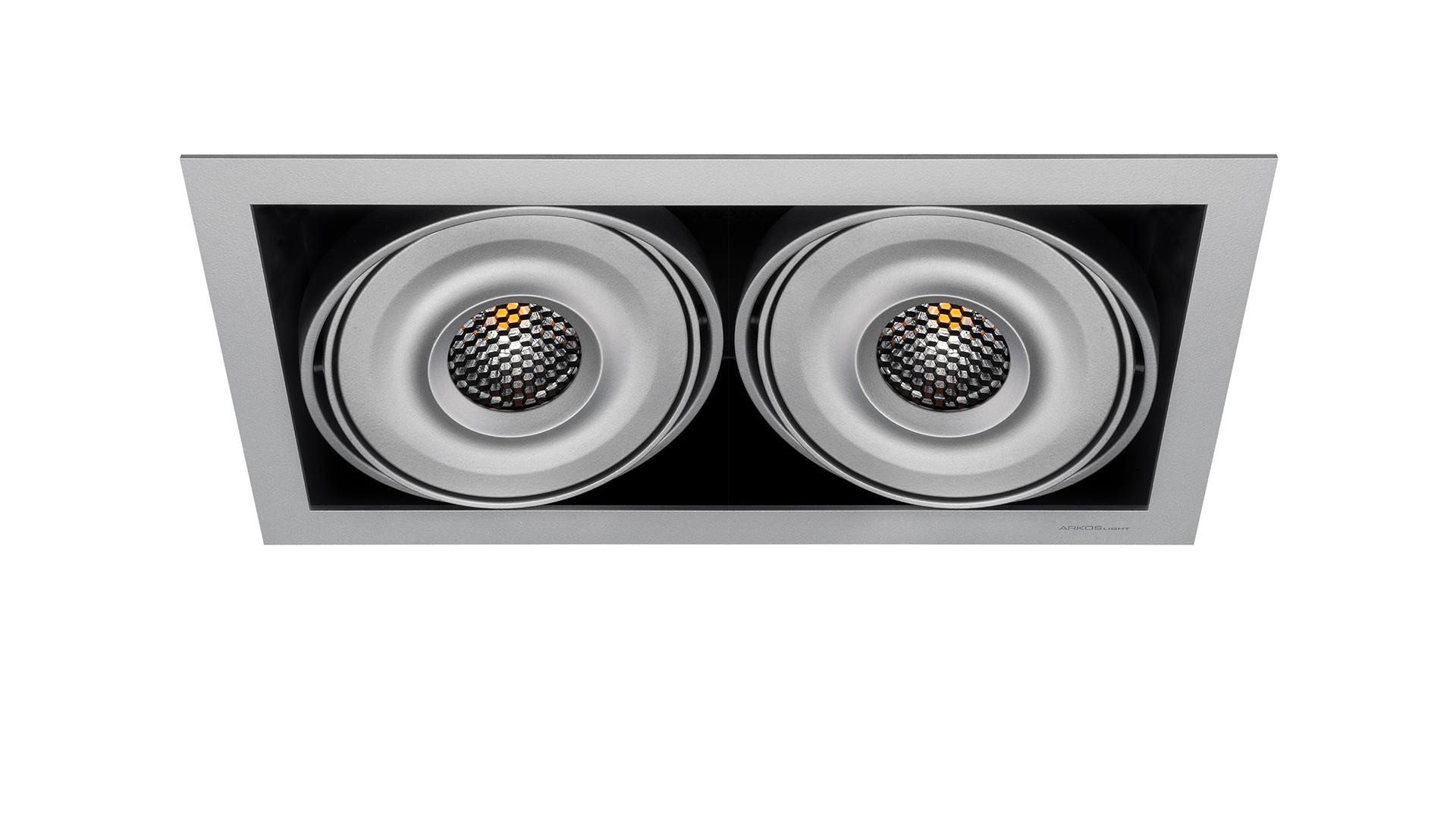 ORBITAL 2 QR-111 LED recessed aluminium spotlight