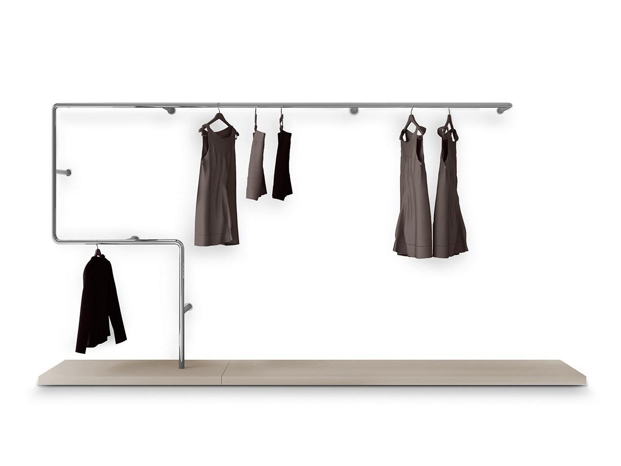 SNAKE Sectional steel walk-in wardrobe