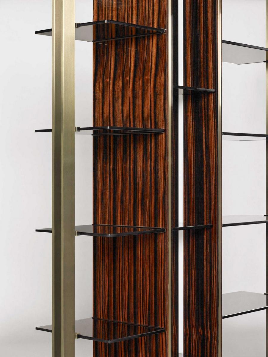 BIBLO Open wall-mounted wooden bookcase