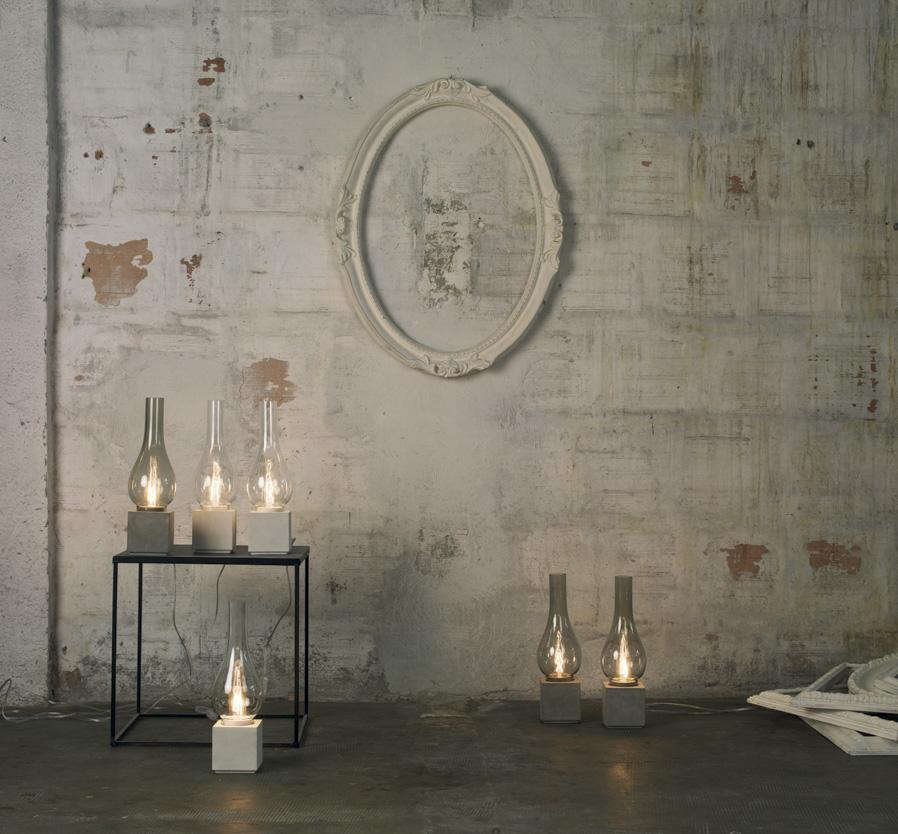 AMARCORD Cement table lamp / floor lamp