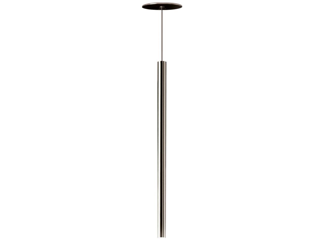 CANNA NUDA METALLO LED chrome plated pendant lamp