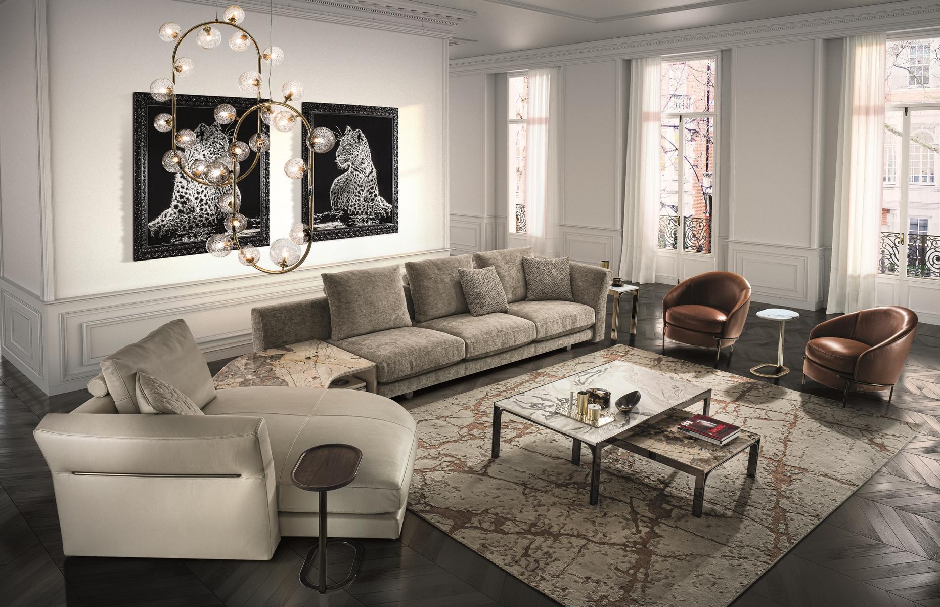 RIVERSIDE Sectional leather sofa
