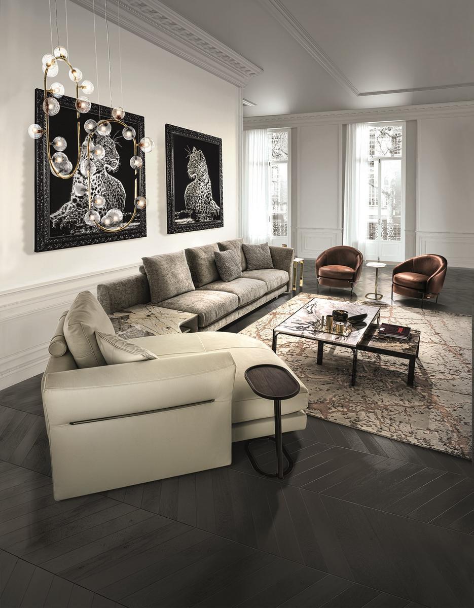 RIVERSIDE Sectional leather sofa