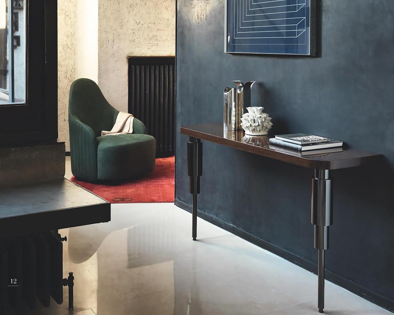 WEYBRIDGE Rectangular veneer console