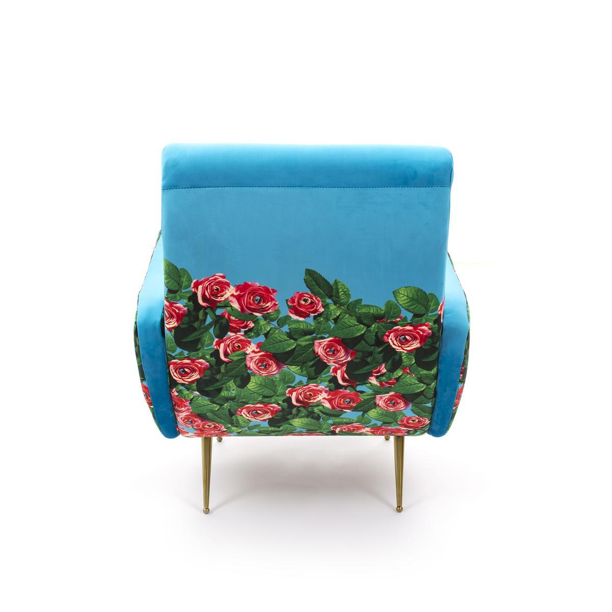 ROSES Fabric armchair with armrests