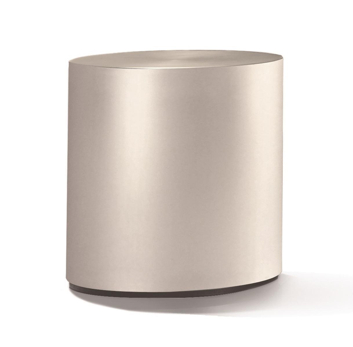 MOON Round metal coffee table