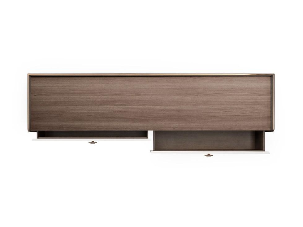 BLUES Low wooden TV cabinet