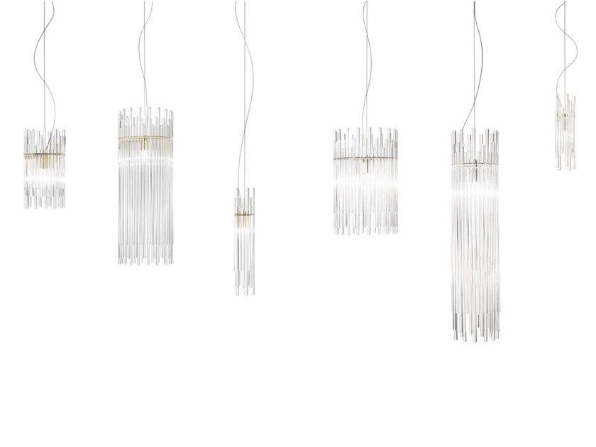 DIADEMA SP Glass pendant lamp