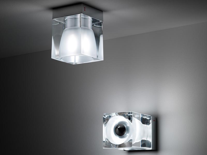 CUBETTO Ceiling crystal spotlight