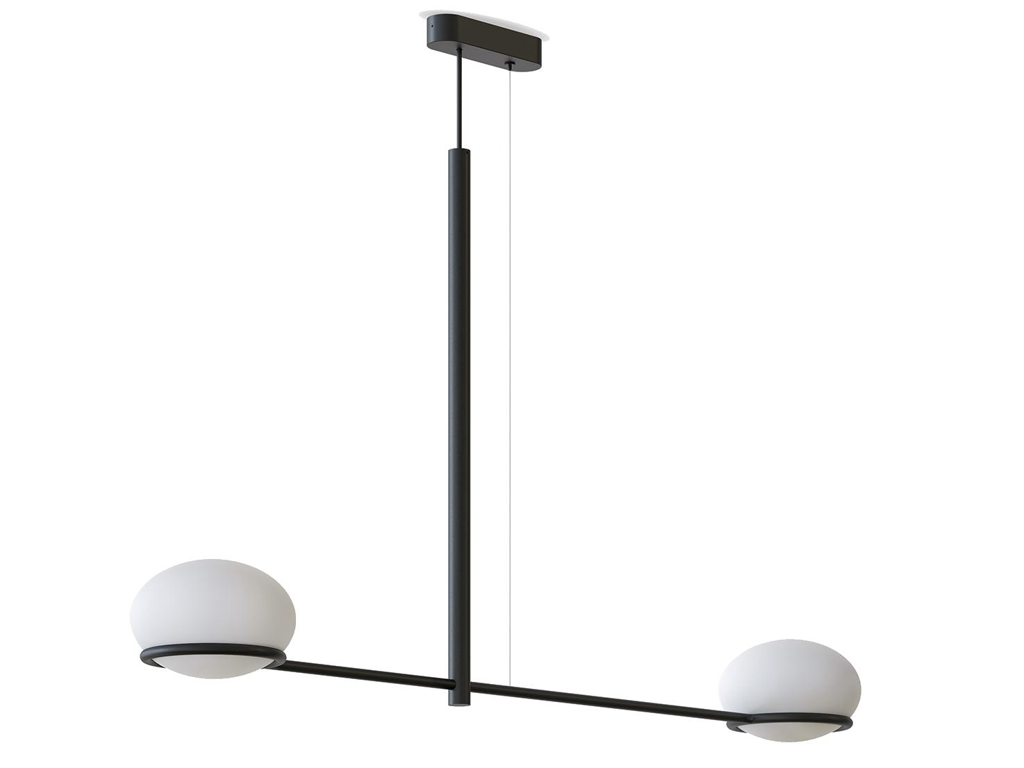 COCO DOUBLE Contemporary style direct-indirect light metal pendant lamp