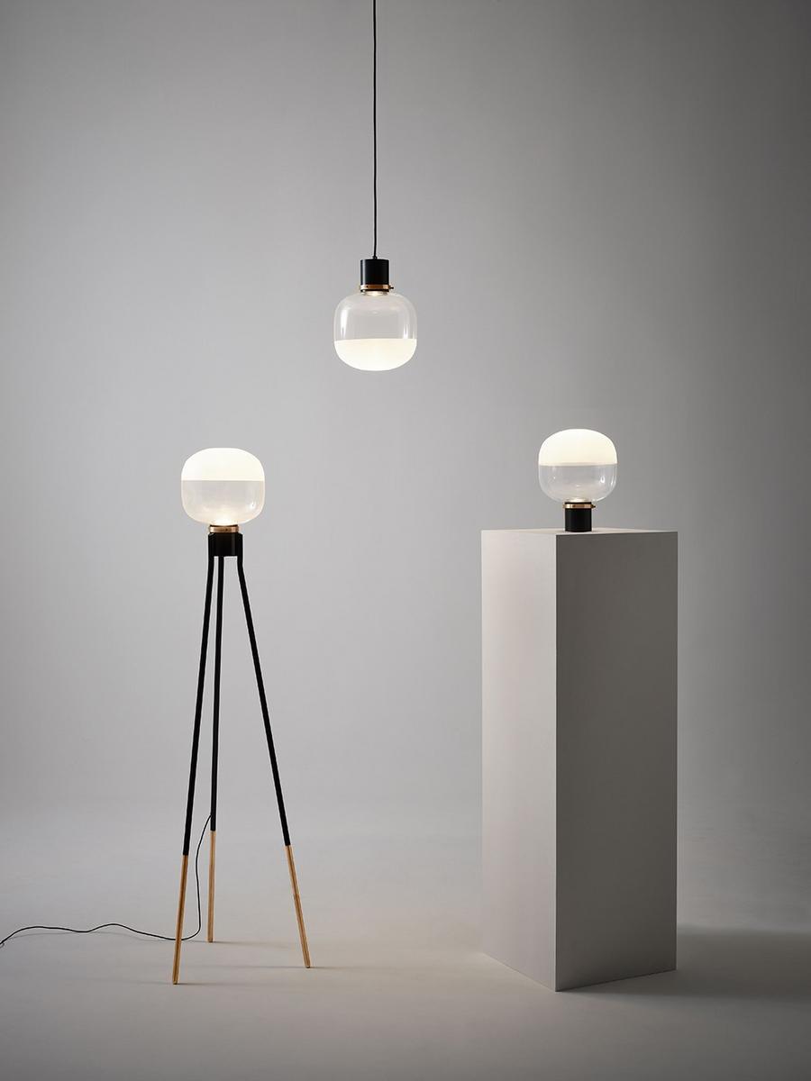 GHOST Indirect light blown glass pendant lamp