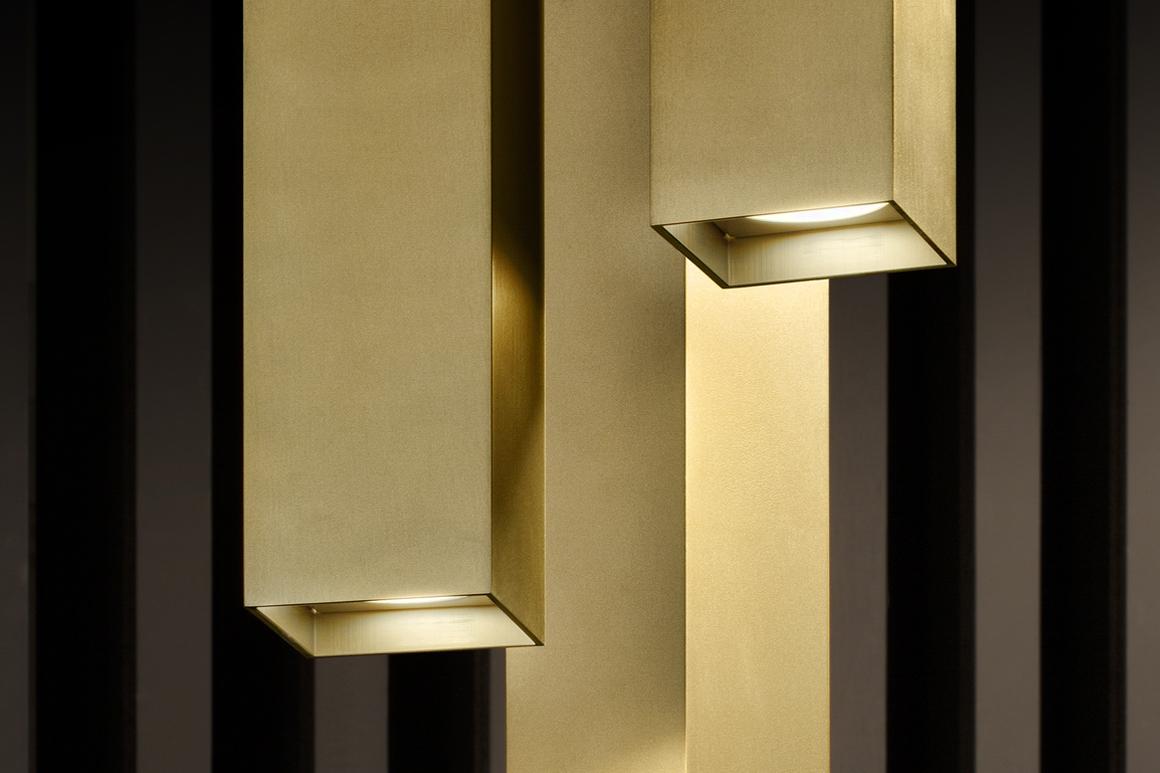 TWO LED aluminium pendant lamp