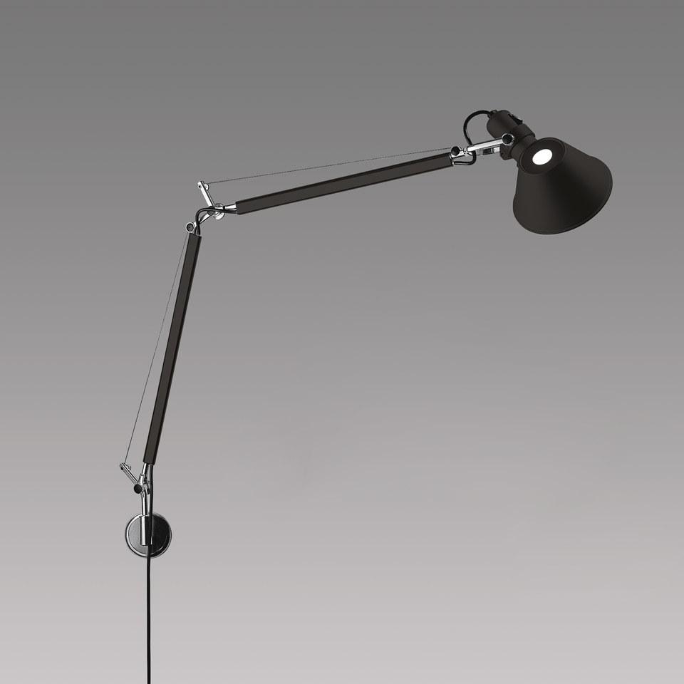 TOLOMEO MINI WALL Direct light aluminium wall lamp