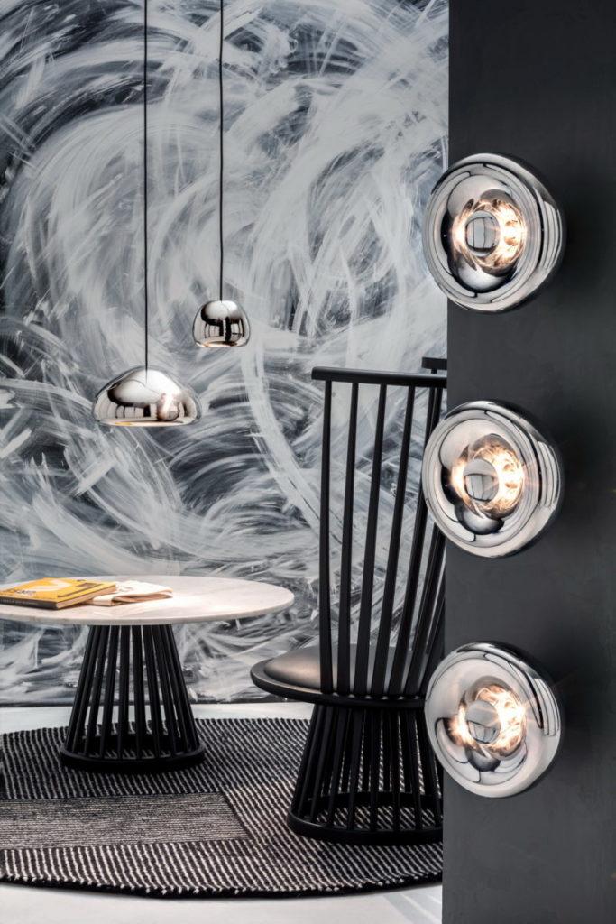 VOID Copper pendant lamp in a contemporary style