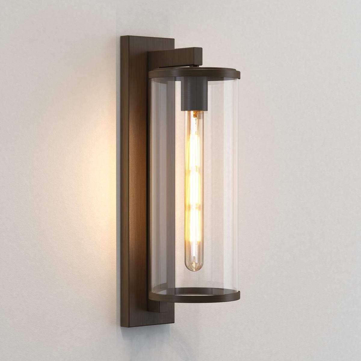 PIMLICO 500 LED Glass and Stainless Steel Outdoor wall Lamp