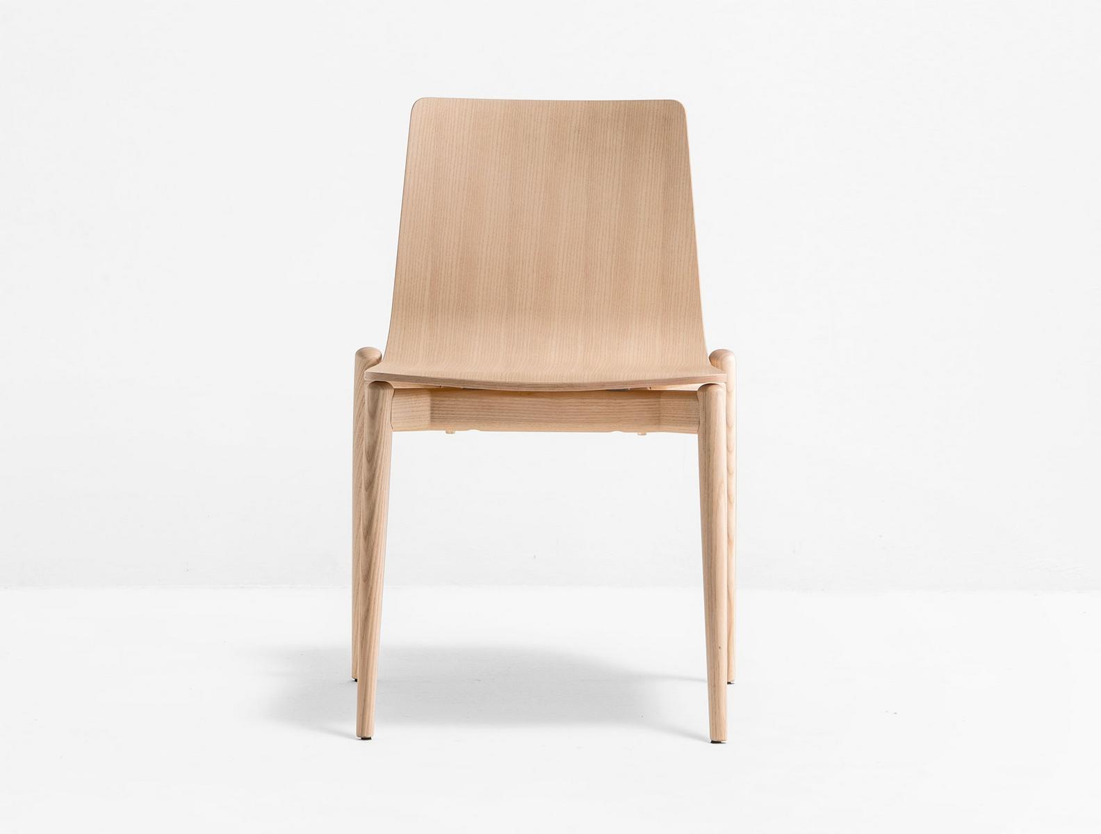 MALMÖ 390 Stackable wooden chair