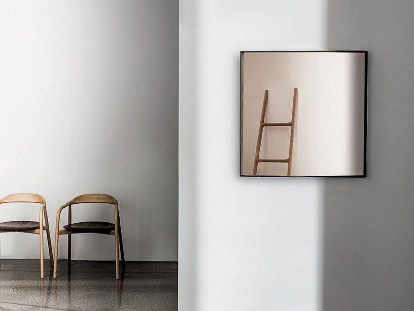 VISUAL SQUARE Square wall-mounted mirror
