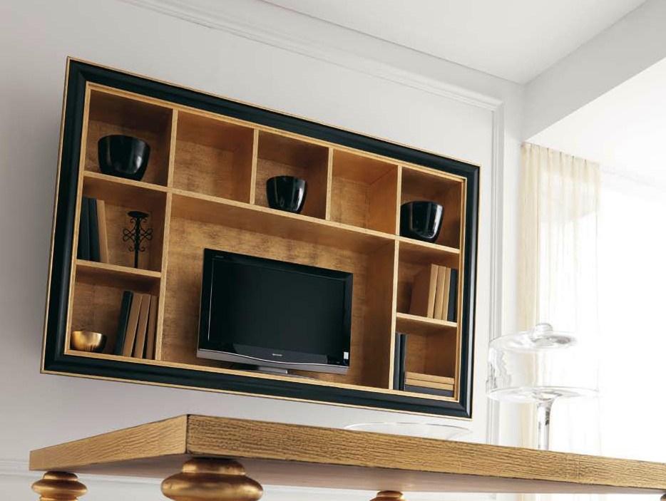 ZOE Wooden TV cabinet with shelves