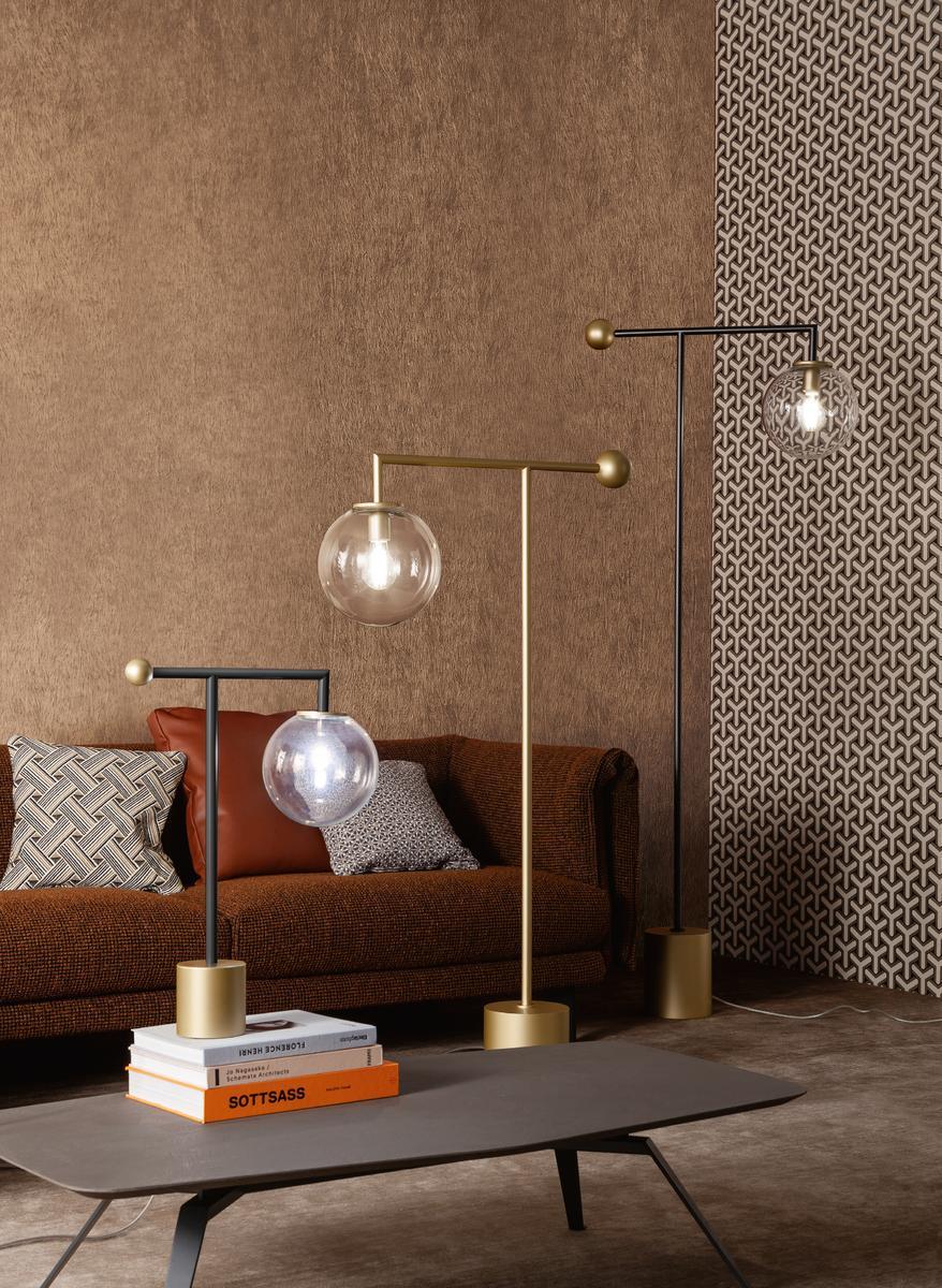 BARDOT LED painted metal floor lamp