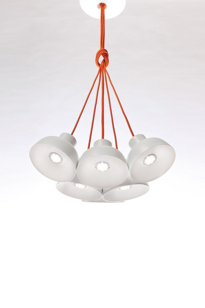 COCO 6 LED direct light iron pendant lamp