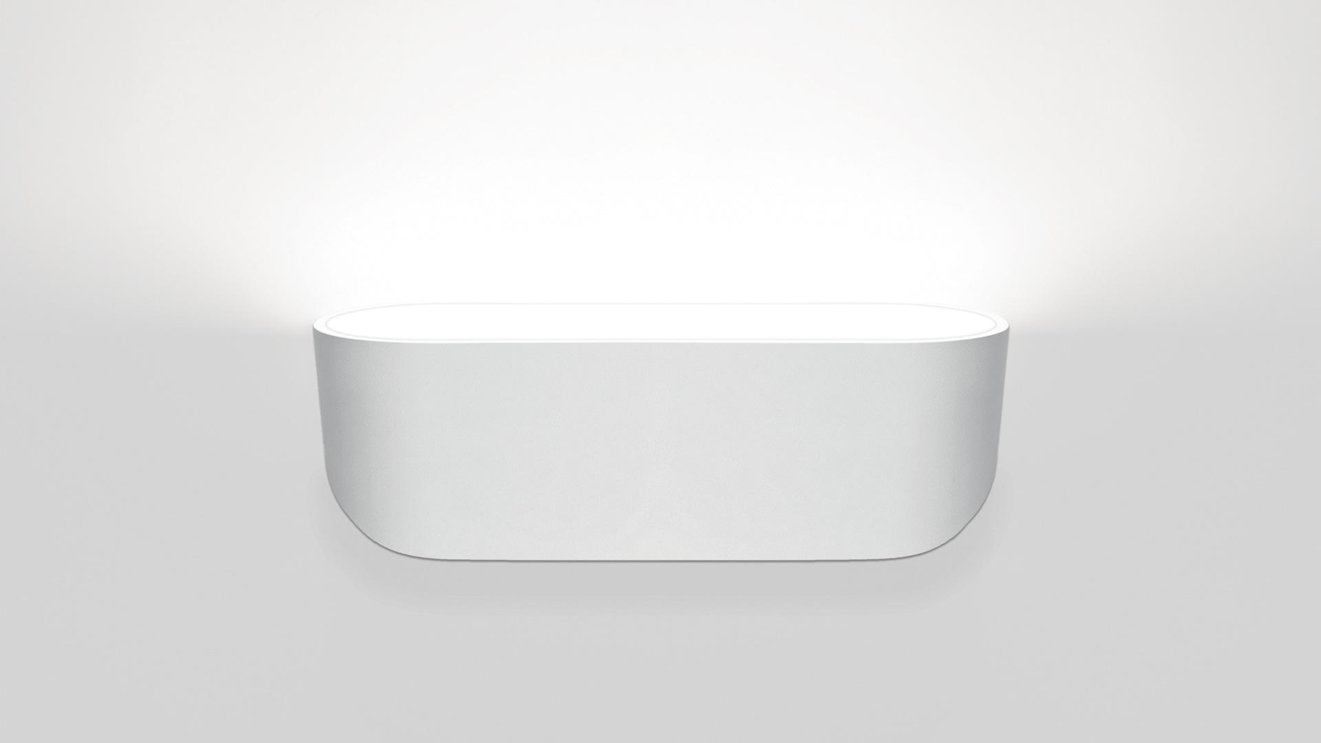 LIP LED indirect light aluminium wall light