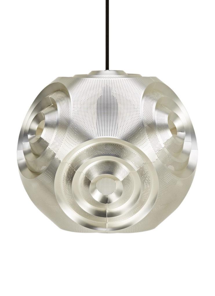 CURVE Metal pendant lamp in a contemporary style
