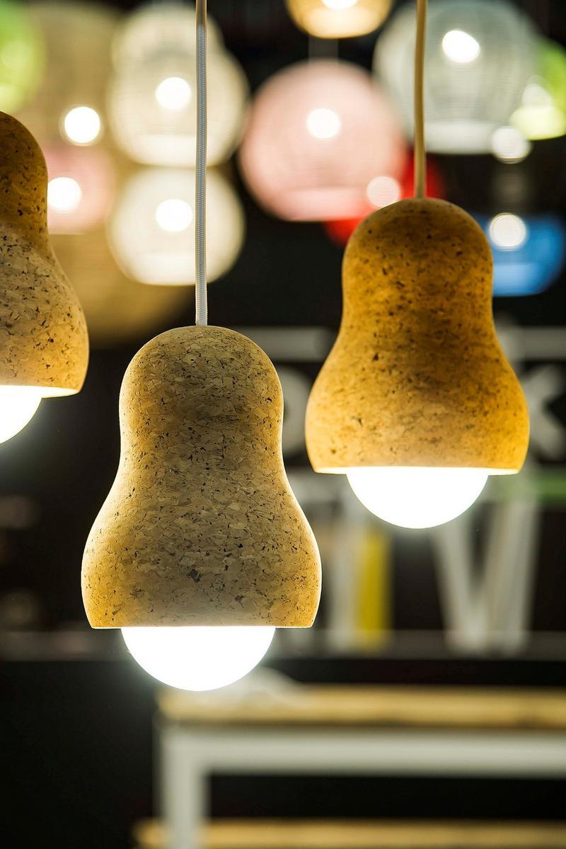 CAPTAIN CORK Direct light cork pendant lamp