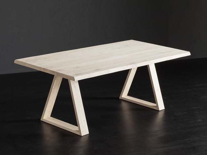 TORONTO + MEKANO Rectangular oak table