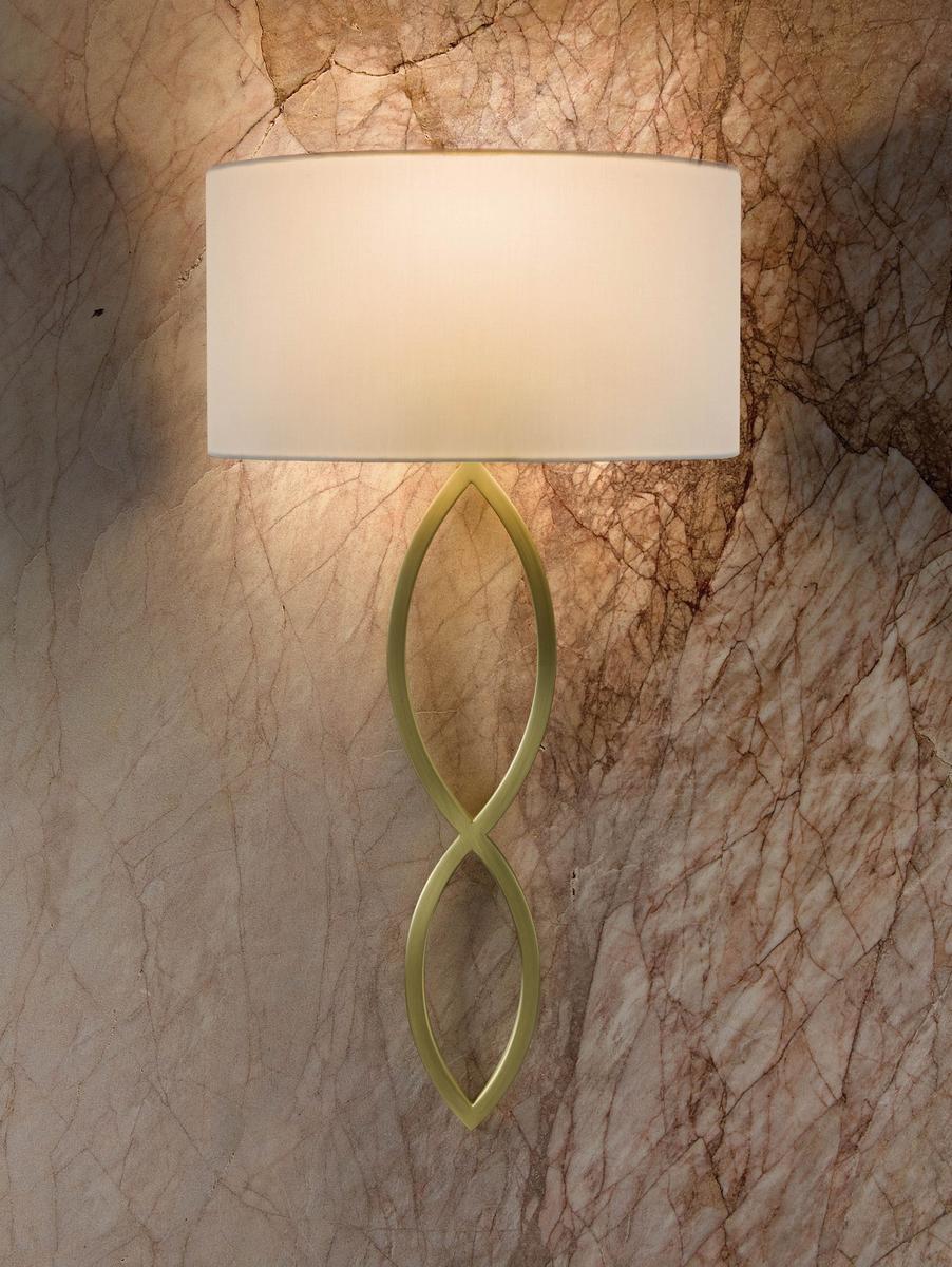 CASERTA LED steel wall lamp with dimmer