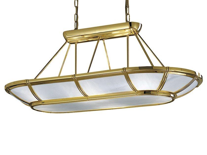 TIZIANO 1997/10 Chandelier with opal glass