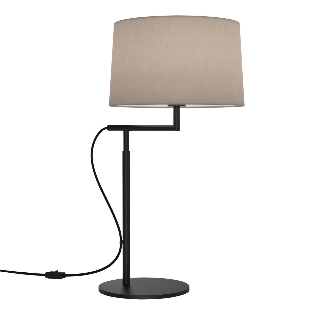 TELEGRAPH Led table lamp in steel and fabric