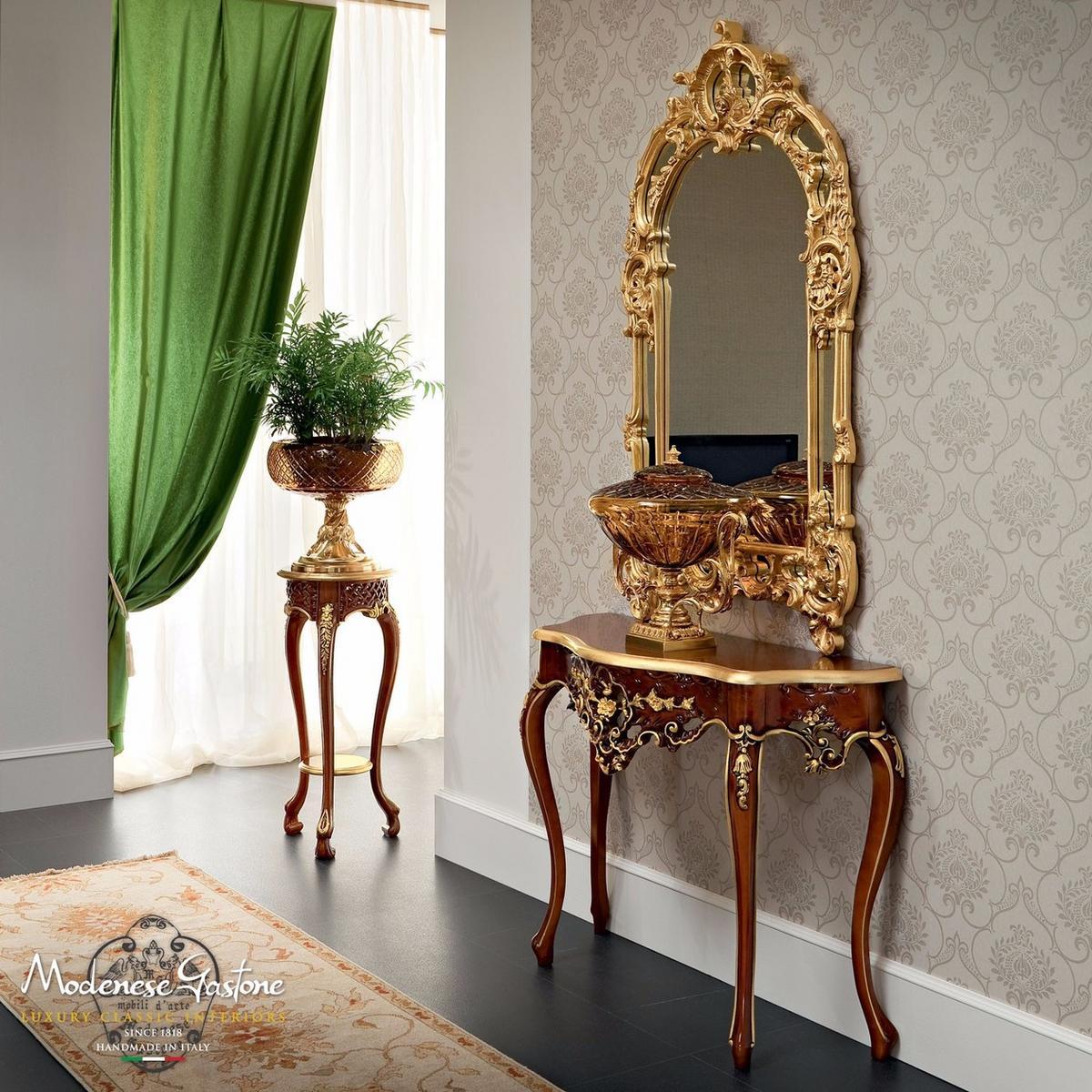 13641 Rectangular wooden console table