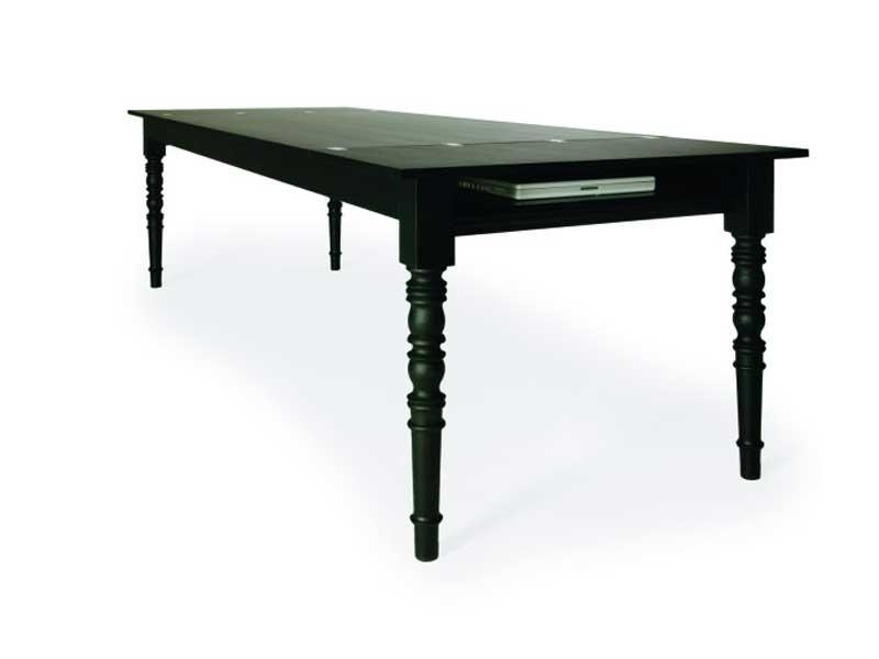TWO TOPS TABLE Rectangular wooden table