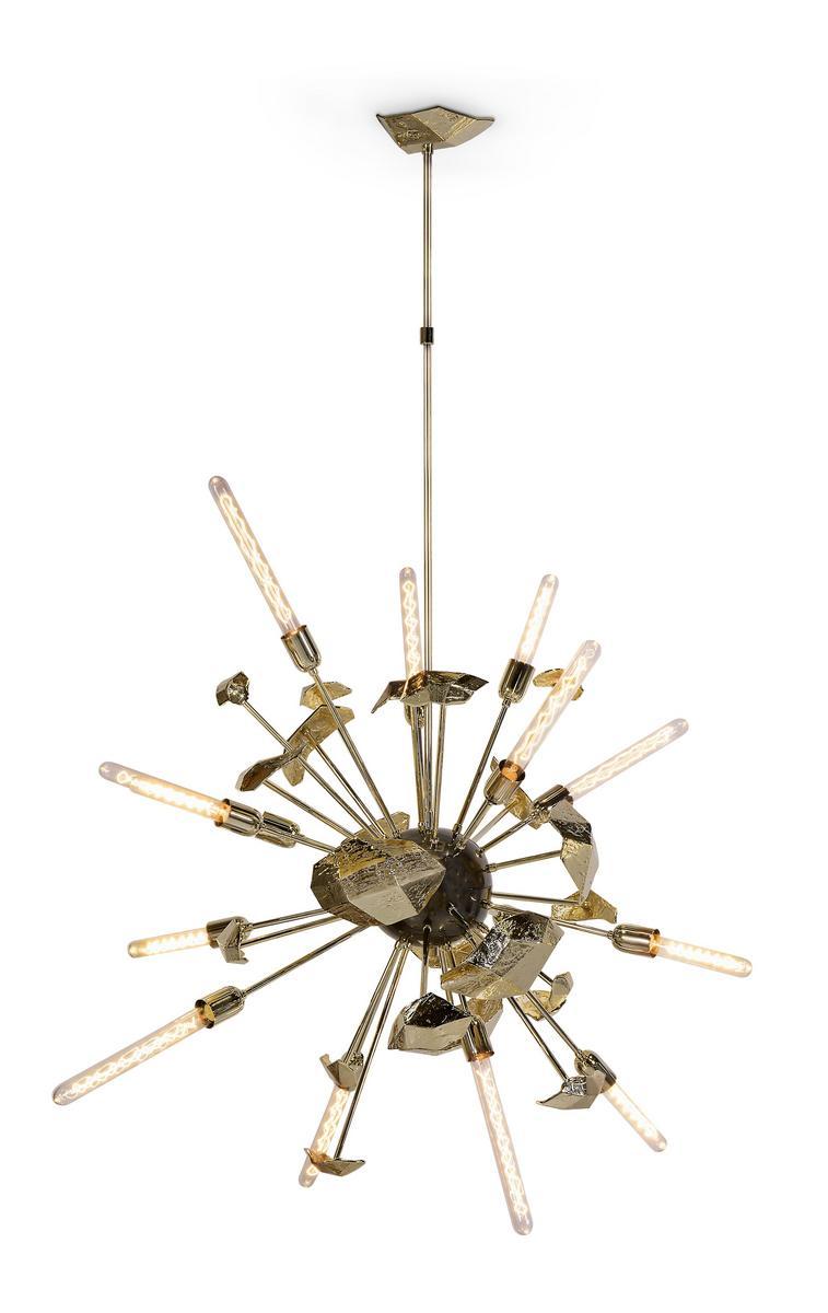 SUPERNOVA Brass pendant lamp
