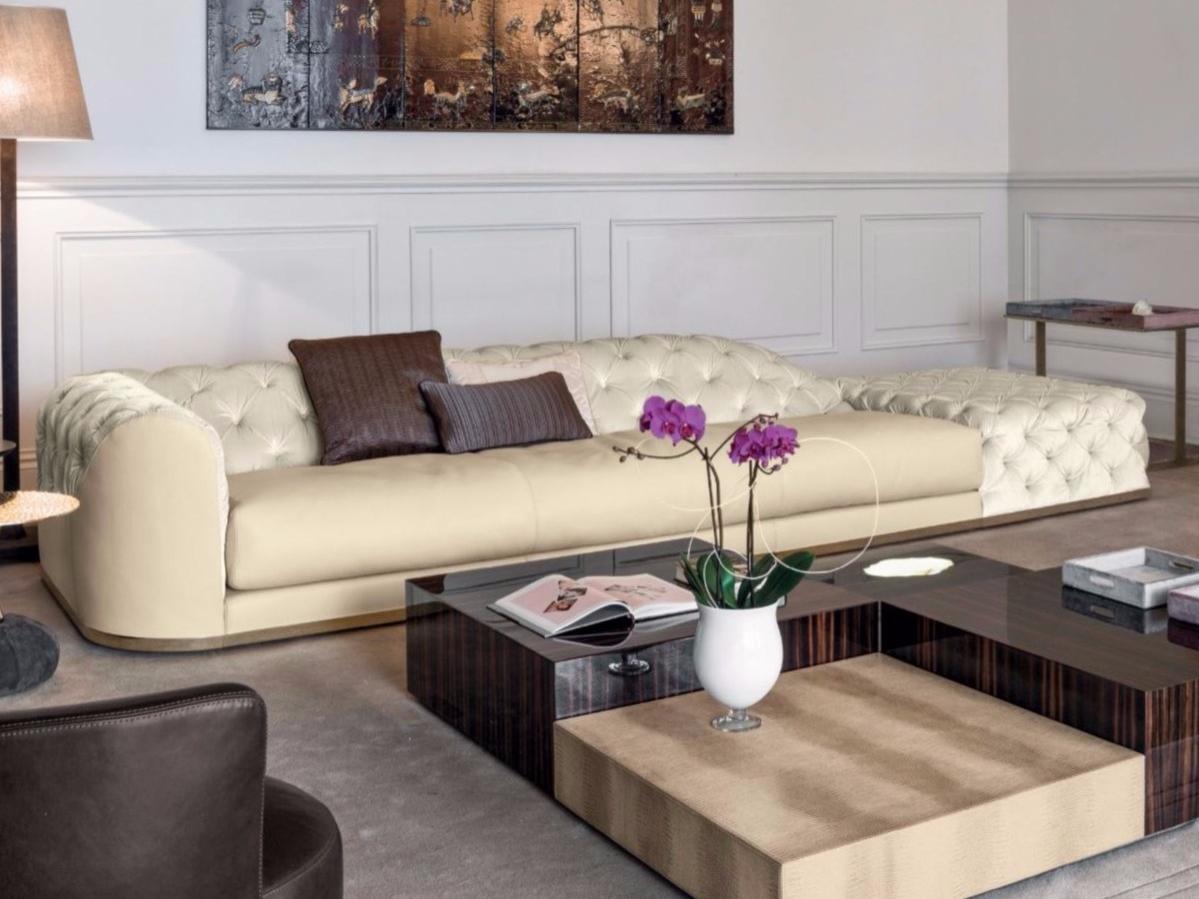 MILTON Corner fabric sofa