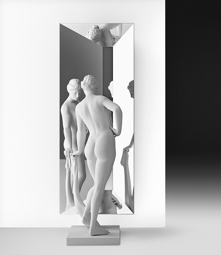 REVERSO Square mirror