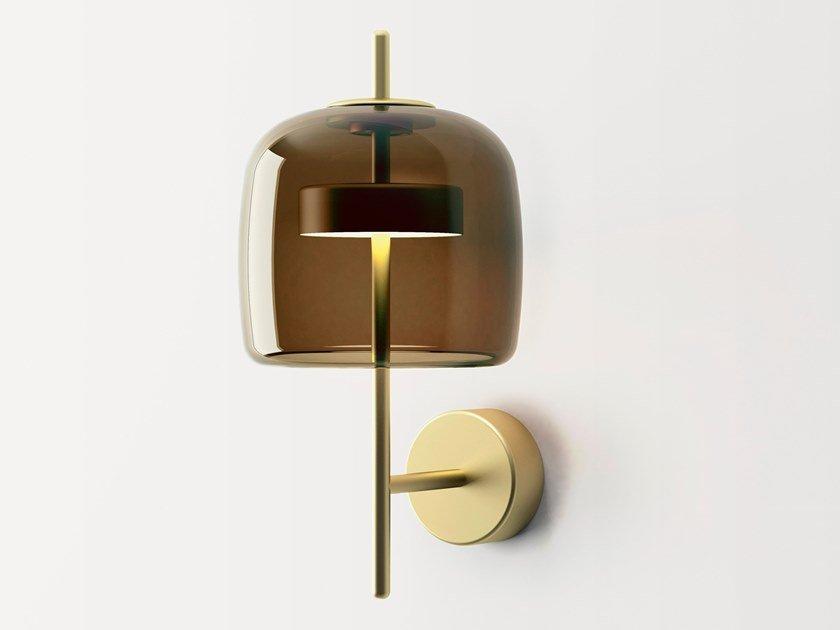 JUBE AP LED direct light blown glass wall lamp