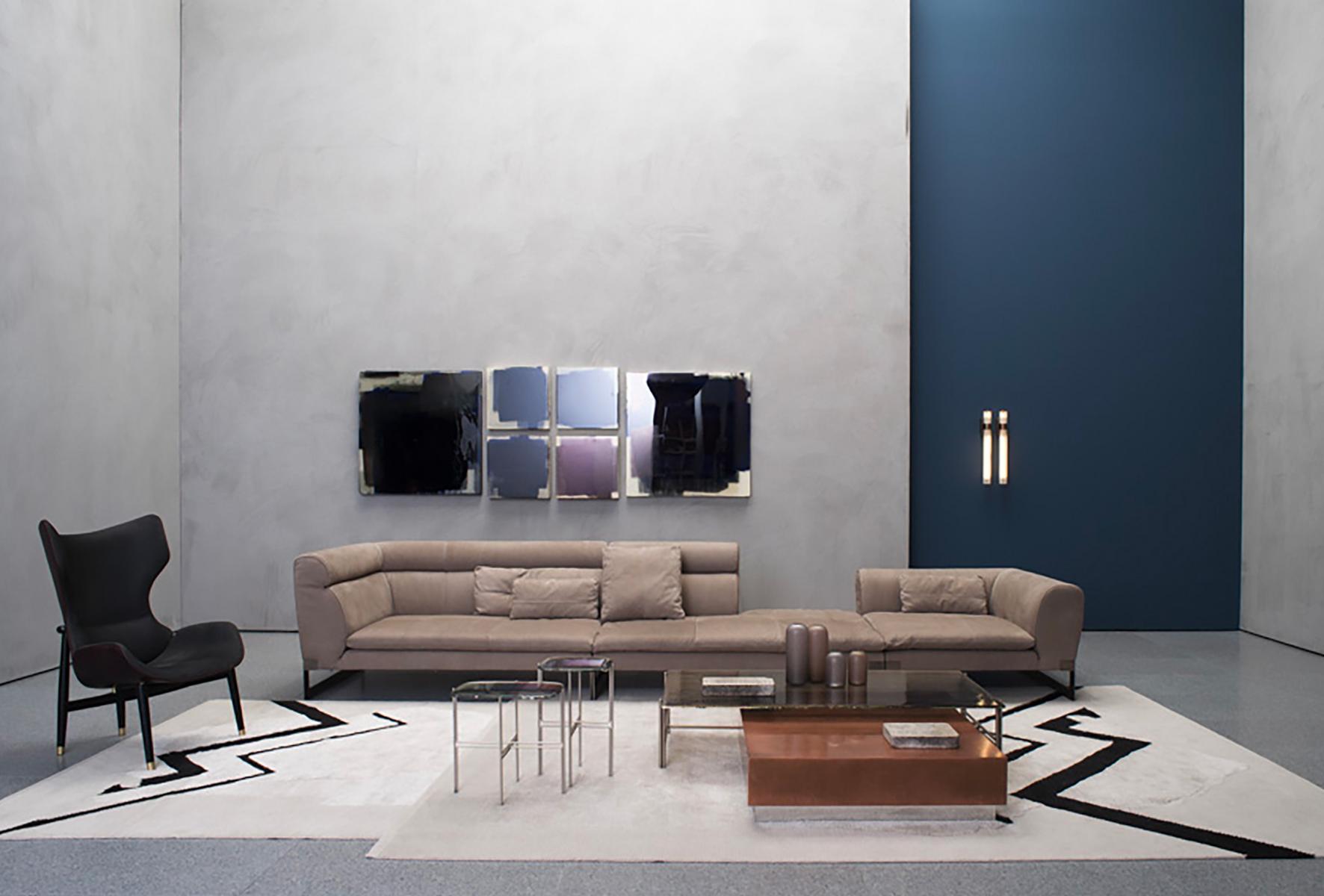 LOREN Low square coffee table