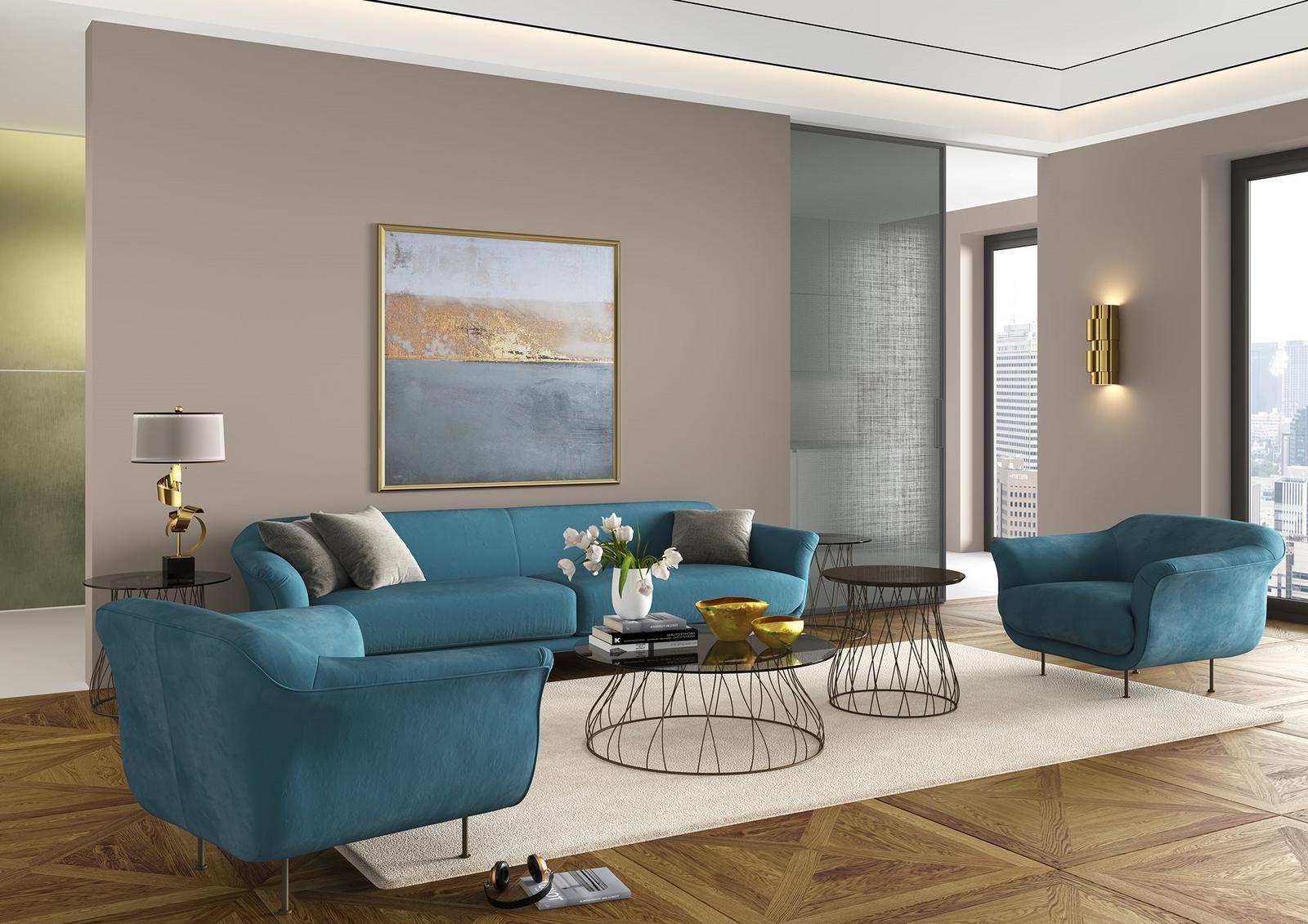 STYLE Sectional leather sofa in a contemporary style