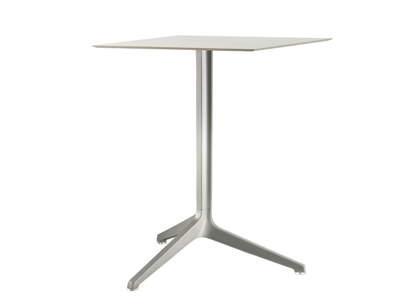 YPSILON 4790 Drop-leaf stackable aluminium table