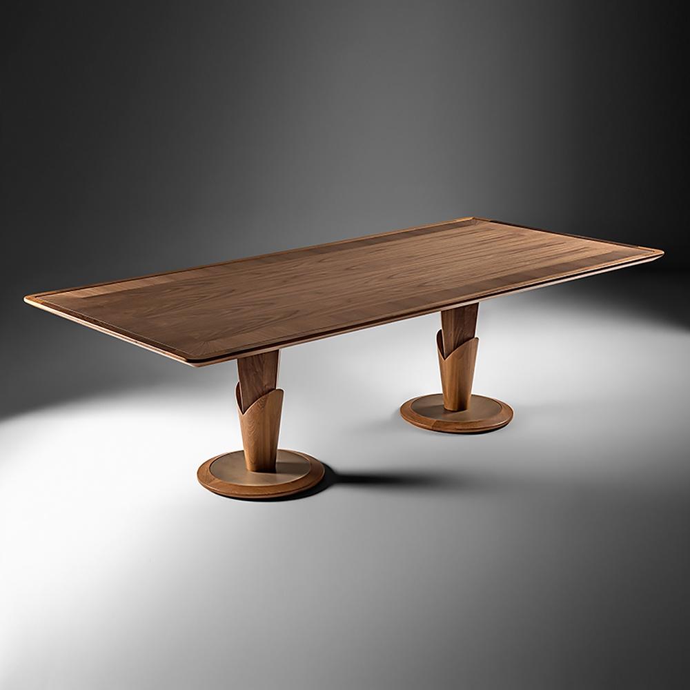 PIANO Rectangular metal table