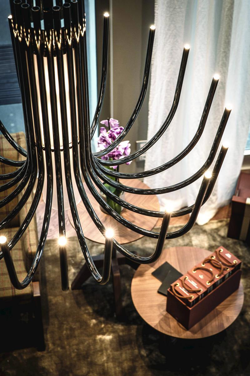 STARDUST LARGE LED metal chandelier