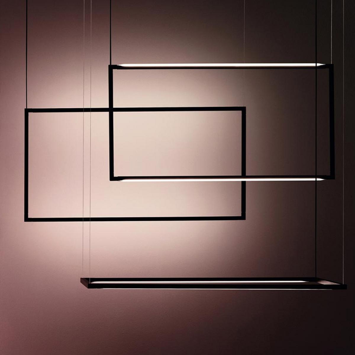 SPIGOLO VERTICAL LED aluminium pendant lamp