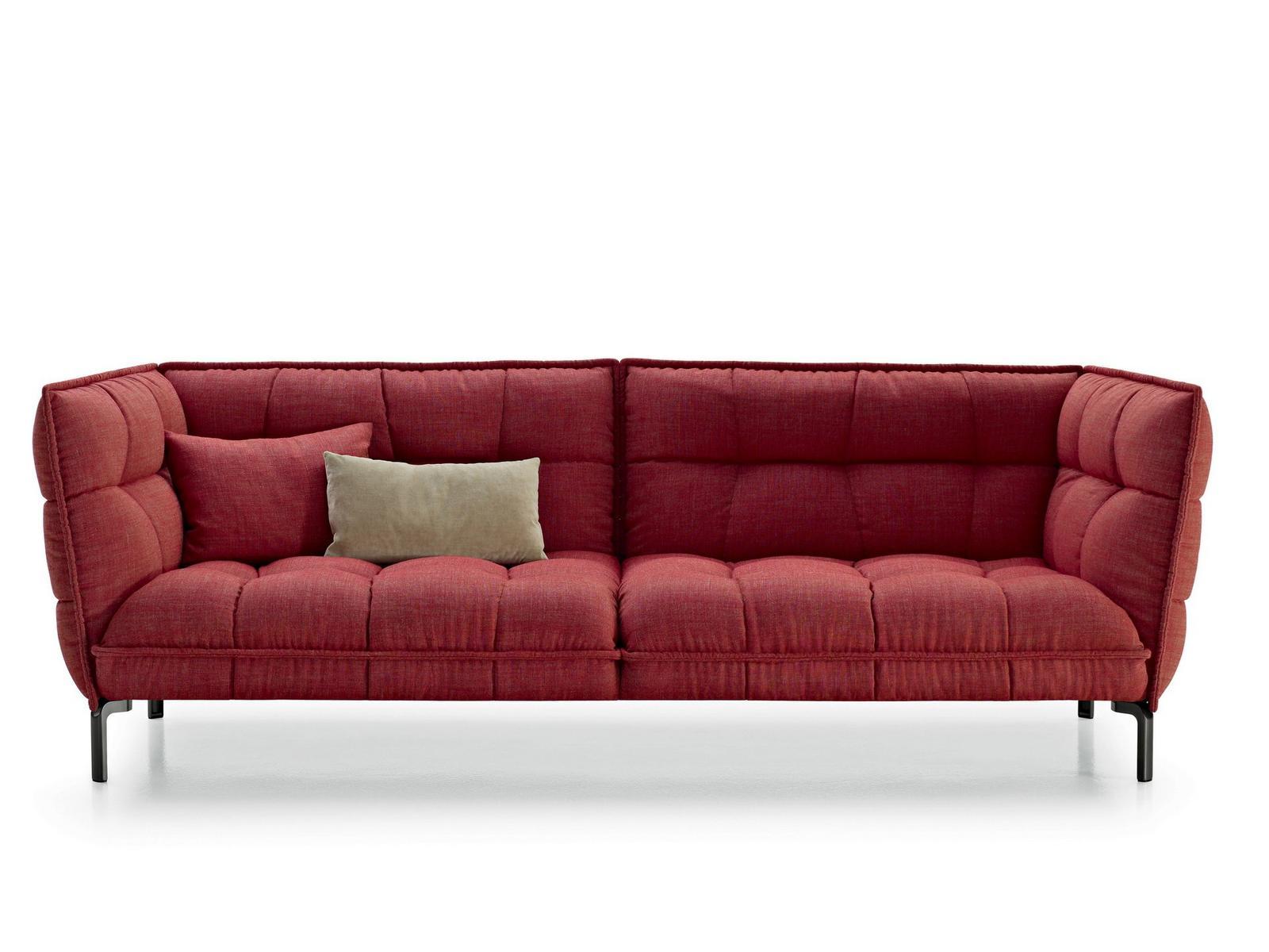 HUSK Tufted fabric sofa