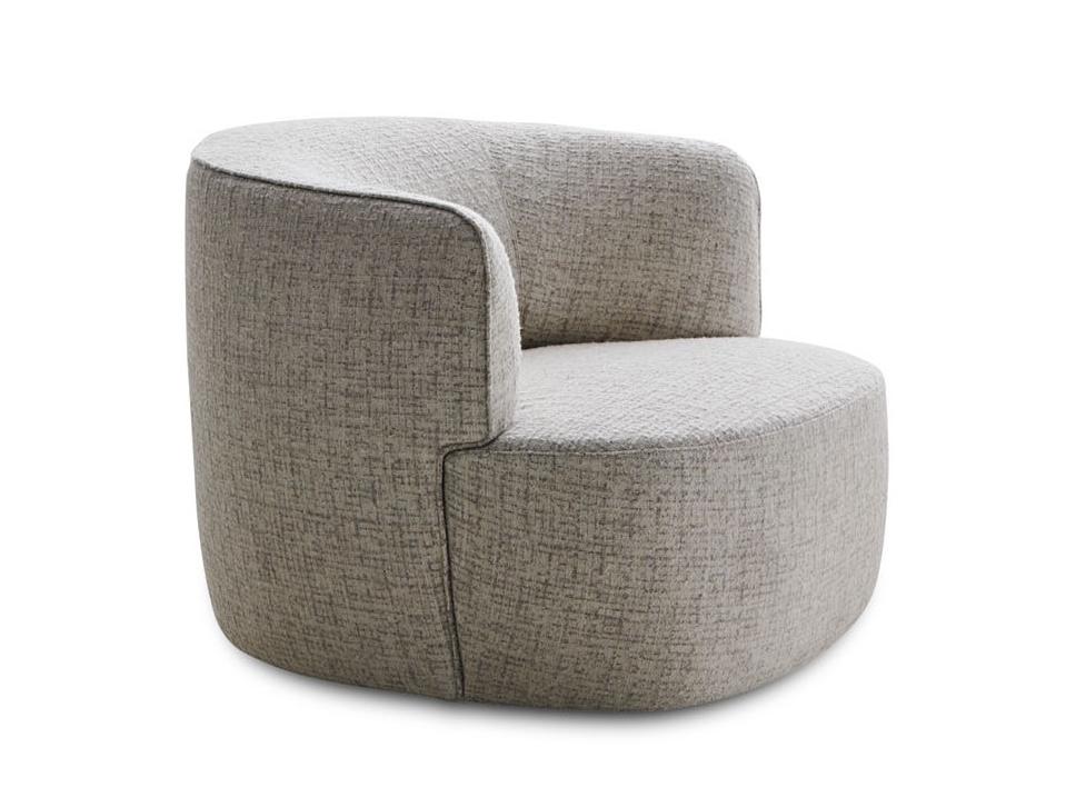 ELAIN Fabric easy chair with armrests