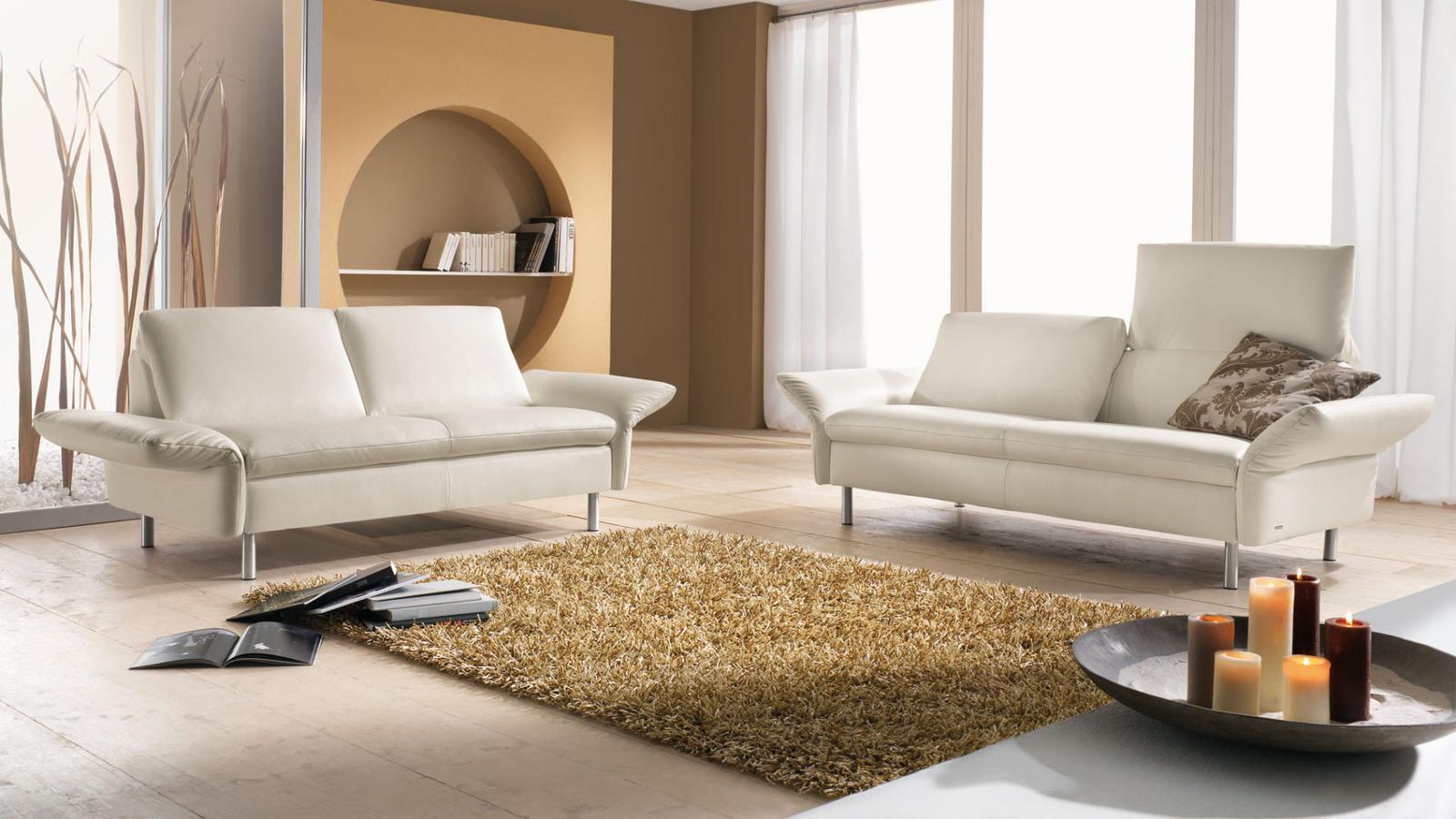 VITTORIA Modular leather sofa
